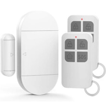 Alarme de sécurité sans fil pour portes et fenêtres, 130 dB, 3 modes sonores, alimentée par piles, alarme de sécurité compacte pour la maiso