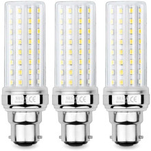 20W LED Bulb Equivalent to 150W Incandescent, 2300LM, 3000K Warm White, B22 Bayonet, Pack of 3