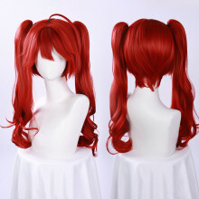 (Accent wig 39) Anime Hatsune Miku Heavy Tone Official Blue Uniform Cosplay Costume Set for Women