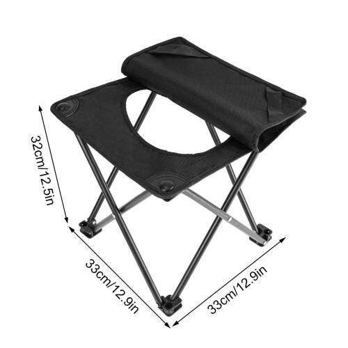 Loyal Carbon Steel Folding Commode Chair Perfect For Backpacking 2