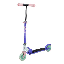 Violetti potkuskootteri, 120 mm pyörät, säädettävä korkeus