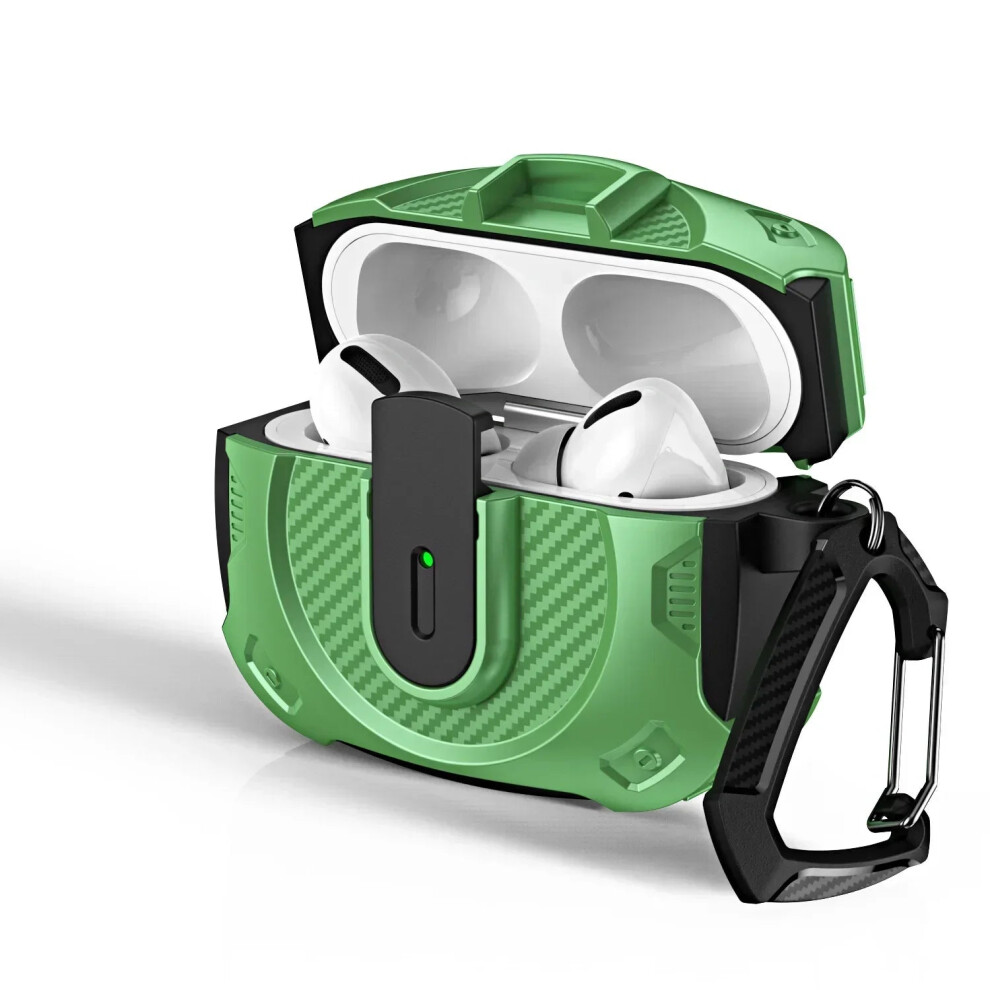 Case For Apple Airpods Pro 2 Protective Shockproof 360 Cover In Green 632412925345