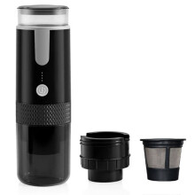 Machine à café électrique portable pour usage domestique avec broyeur à café et compatibilité avec les capsules