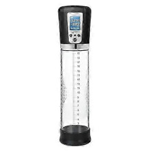 Electric Male Enlargement Vacuum Pump with Strong Suction, Adjustable Air Pressure, Black, for Men's Enhancement