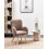 Beliani Armchair BJARN Boucle Brown 2