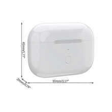 Cás Muirir Gan Sreang do AirPods Pro, Cás Luchtaire Cluasán 660mAh, Tacaíonn sé le Muirearú Gan Sreang, 25-26 Uair an Chloig Athsheinm