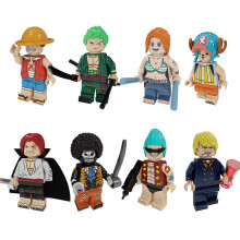 One Piece Building Blocks Anime Humanoid Mini Figure Toys Boys Gift