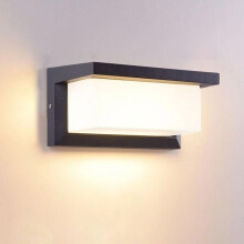 Applique murale avec détecteur de mouvement pour une utilisation intérieure et extérieure. Moderne, étanche IP65, LED blanche 18 W.