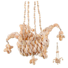 1Set Seashell Basket Decor for Garden and Balcony Office Use