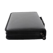 Large Capacity PU Pencil Case with Zipper