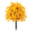 Realistic Morning Glory Flower Stake Artificial Plant-Yellow 1