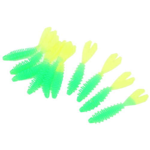 Silicone Soft Lures 10 Pack Double Tails 1