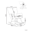 Beliani Rocking Chair ARSET Corduroy Light Blue 3