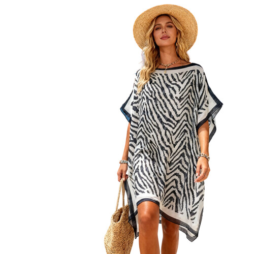 Women Beach Dress Polyester Texture Suitable for Resorts-DP3552