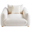 Beliani Armchair LUVOS Boucle Off-White 5