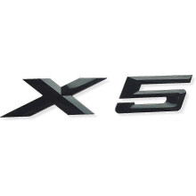 Badge posteriore nero lucido per cofano bagagliaio, ricambio di tuning e modifica, compatibile con F15 F85 E53 E70 G05