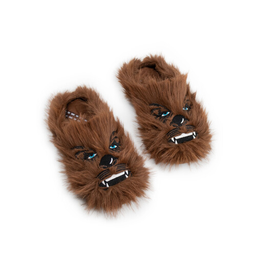 Star Wars (7-8 UK) Star Wars Mule Slippers (Mens Brown)