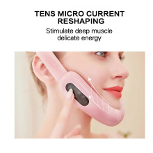 Electric V Face Machine Face Lifting Device Smart V-Face Shaping Massager Chin V-Line Up Lift Belt Red Blue LED Photon Therapy with Remote Control