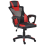 Beliani Office Chair IGNIS Faux Leather Red 4