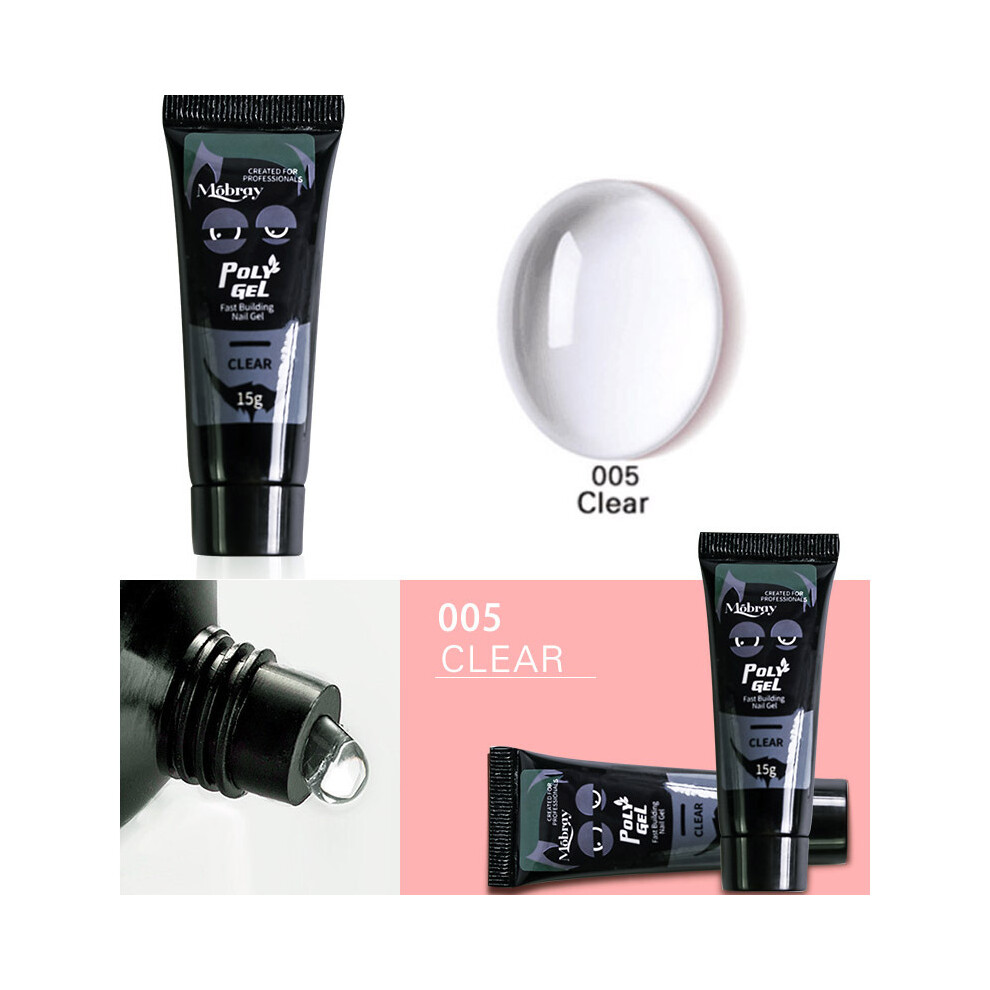 (05CLEAR) 9-color nail polish quick-drying phototherapy glue mobray multi-color nail polish phototherapy glue 15ML
