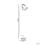Beliani Floor Lamp RIMAVA Adjustable Metal Blue 3