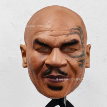 (Boxing champion) Human & Animal Head Mask Set, Scary Funny Halloween Cosplay