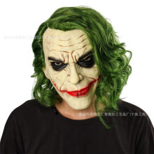 (Jack the Clown (Yellow Face)) Human & Animal Head Mask Set, Scary Funny Halloween Cosplay