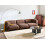 Beliani Modular Sofa 3 Seater MJALBI Brown Boucle 2