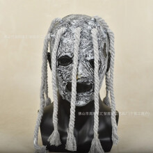 ("Rope Style" by Slipknot Band) Human & Animal Head Mask Set, Scary Funny Halloween Cosplay