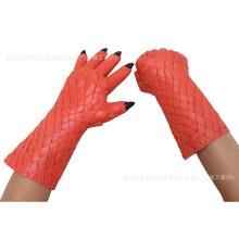 (Freddy mask + a pair of gloves) Human & Animal Head Mask Set, Scary Funny Halloween Cosplay