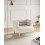 Beliani Armchair BOVIK Fabric Off-White 2