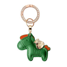 Charm Cartoon Horse Keychain Pendant Craft from Sturdy-Green