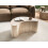 Beliani Coffee Table BILPA Travertine Effect 2