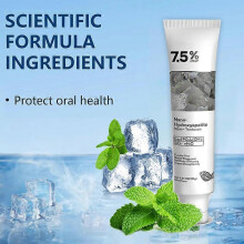 7.5%nHAP Nano Hydroxyapatite Toothpaste Fluoride-Free Enamel Repair Whitening Toothpaste, Cool Mint Fresh Breath