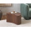 Beliani Side Table BILPA Dark Brown 2