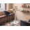 Beliani Bar Table MORELLA Light Brown/ White 80 cm 80 cm 2