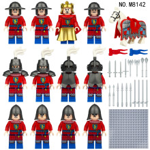 Medieval Military Building Blocks Soldiers Humanoid Mini Figure Toys Style D