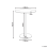Beliani Bar Table MORELLA Light Brown/ White 80 cm 80 cm 3