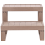 Beliani Hot Tub Steps LIMAY Brown 4