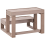 Beliani Hot Tub Steps LIMAY Brown 5