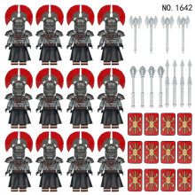 Medieval Military Building Blocks Black Soldiers Humanoid Mini Figure Toys Boys Gift