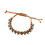 Simple Woven Craft Dragon Bone Bracelet Adjustable Size-brown 1