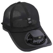 Cappellino ventilato a energia solare per attività all’aperto con ricarica USB, leggero, traspirante e a basso consumo energetico