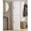 Beliani Shoe Storage Cabinet CANBERRA White 2