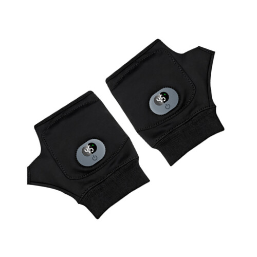 Heating Ski Gloves 3 Temperature Settings Rechargeable-Black