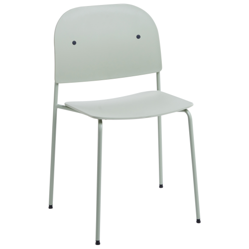 Beliani Set of 2 Dining Chairs WINDUST Metal Mint Green 1