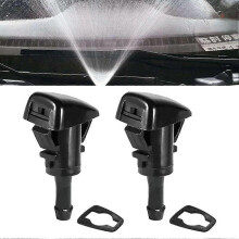 2er-Set Scheibenwaschdüsen für Chrysler Dodge Jeep Avenger Journey Caliber Compass Grand Cherokee, präziser Sprühstrahl