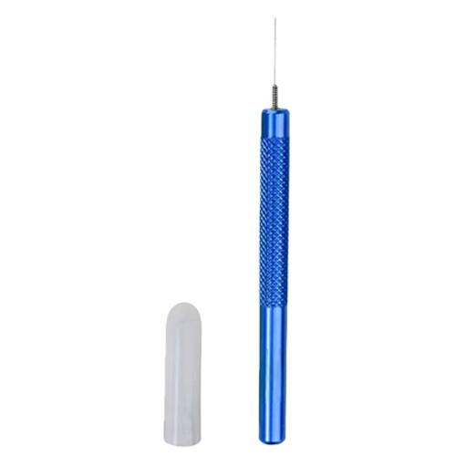 Anti Clogging Metal Paste Tool for Arts and Crafts-Blue