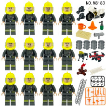 Kids Toys Firefighter Building Blocks Mini Figure Toys Gift for Children