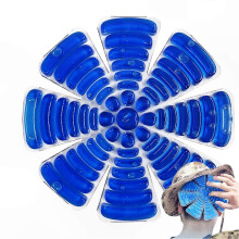 Inserto refrigerante riutilizzabile per cappelli, leggero, con impacco di ghiaccio per la maggior parte dei cappelli, traspirante e confortevole